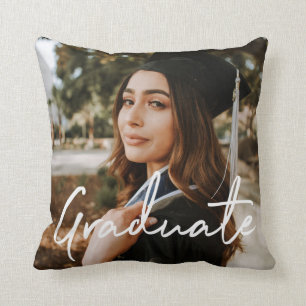 Graduate Typography / Class of Two Photo Pillow