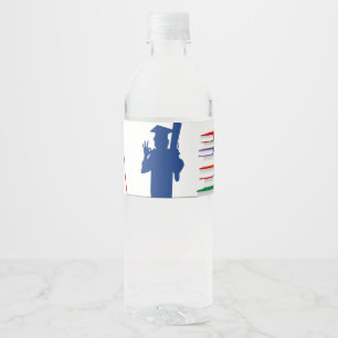 Graduate Water Bottle Label