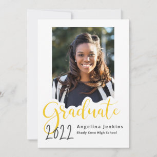 Graduate Yellow Photo 2022 Announcement