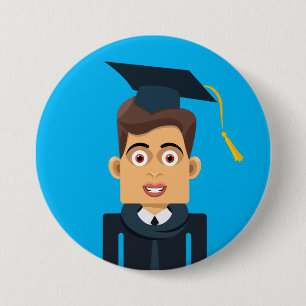 Graduated 7.5 Cm Round Badge