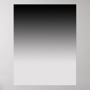 Graduated Black to Grey Poster for Photography
