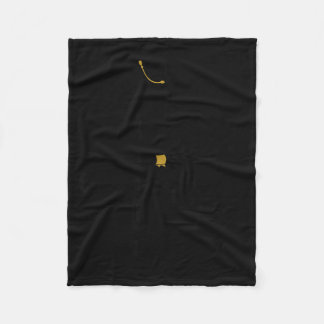 Graduated can go back to bed funny school fleece blanket