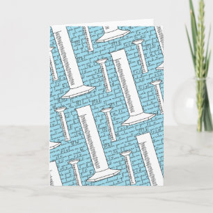 Graduated Cylinder Happy Graduation Blank Card