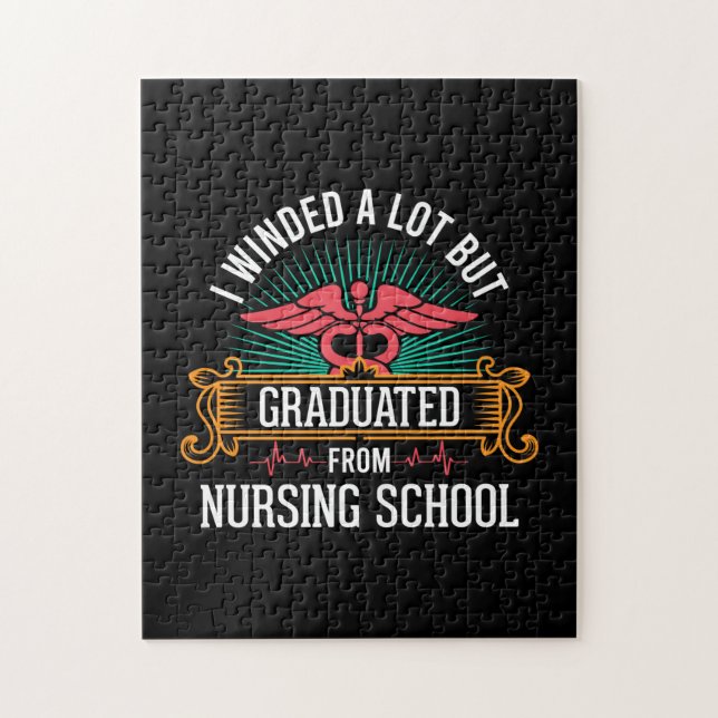 Graduated From Nursing School Jigsaw Puzzle (Vertical)