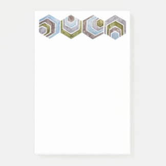 Graduated Hexagon Post-it Notes