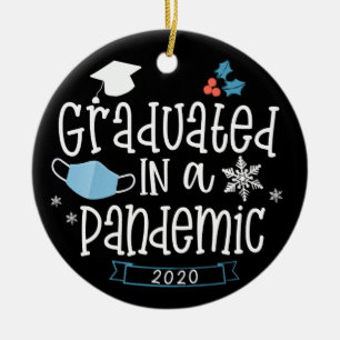 Graduated in a Pandemic 2020 Christmas Ornament