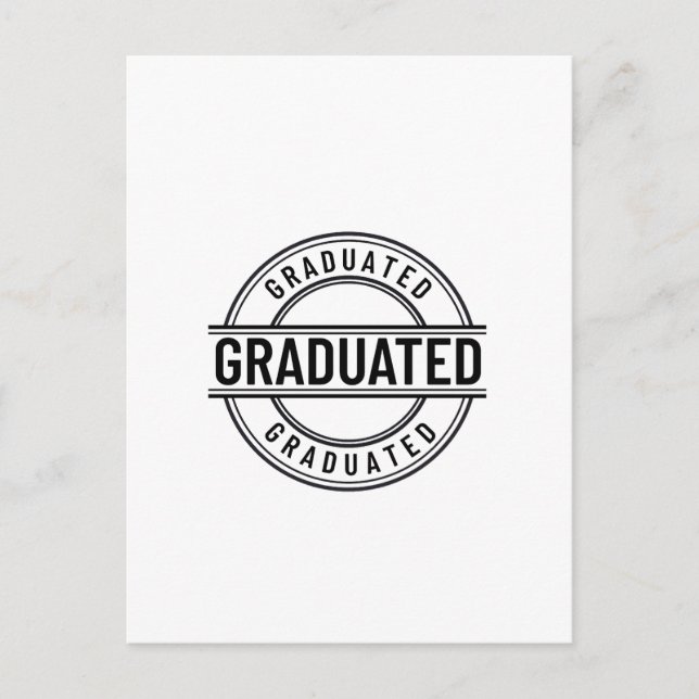 Graduated Postcard (Front)