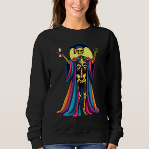 Graduated Skeleton 2025 Graduation Class Of 2025 Sweatshirt