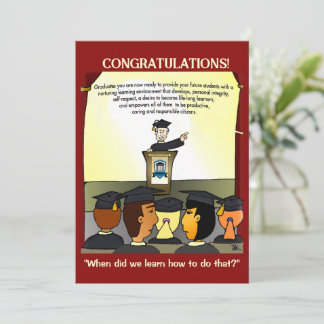Graduates Flat Card