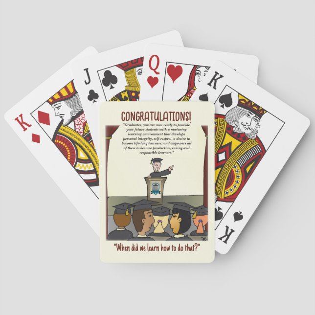 Graduates Playing Cards (Back)