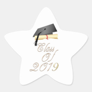 Graduating Class Of 2019 Star Stickers
