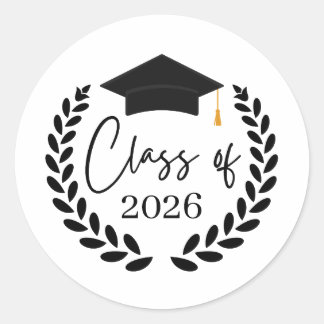 Graduating Class of 2026 Classic Round Sticker