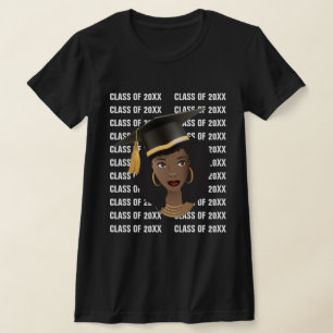 Graduating Class of 20XX, Black Woman T-Shirt