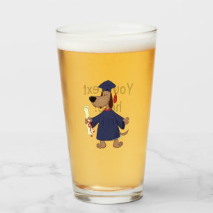 Graduating dog clipart glass