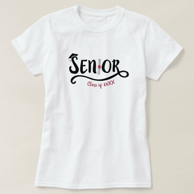 Graduating Senior - Class Of T-Shirt (Design Front)