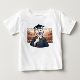Graduating Wolf Baby T-Shirt
