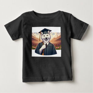 Graduating Wolf Baby T-Shirt