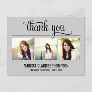Graduating Year Graduation Thank You Card