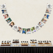 Graduation 12 Photos Bold Type Grad Year Name