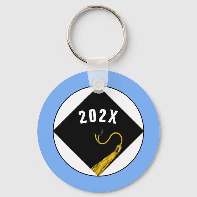 Graduation 2022 Senior Class Keepsake Gift Key Ring (Front)