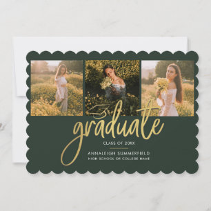 Graduation 2023 Grad Photos Script Modern Announcement