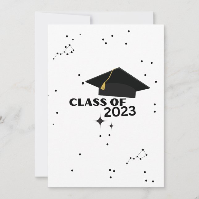 Graduation 2023 invitation  (Front)