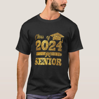 Graduation 2024 S Class Of 2024 Senior 24 School T-Shirt