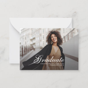 Graduation 2025 Grad Photo Announcement Card