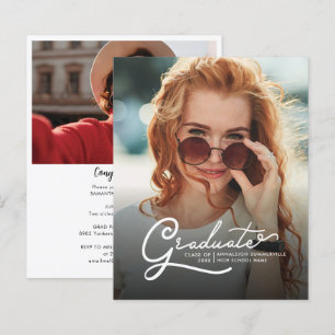 Graduation 2025 Grad Photos Party Invitation