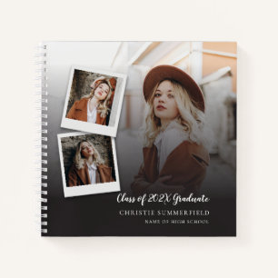 Graduation 2025 Grad Photos Script Guest Notebook