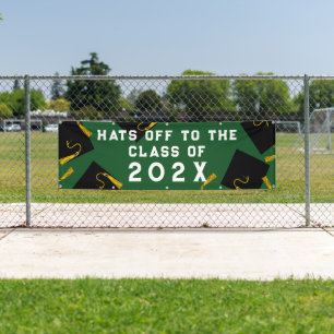 Graduation 2025 Green Banner