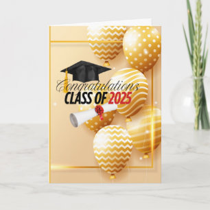 Graduation 2025 (John 15:16) White/Black/Gold Card