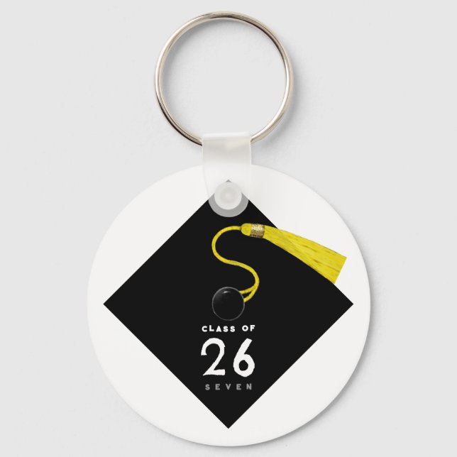 Graduation 2025 Keepsake Gift Key Ring (Front)