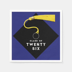 Graduation 2025 Party Blue Napkin