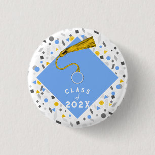 Graduation 2025 Party Favors 3 Cm Round Badge