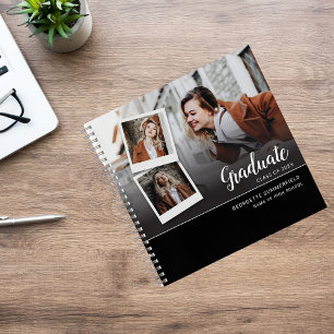 Graduation 2025 Party Grad Script Photo Guest Notebook