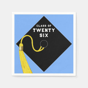 Graduation 2025 Party Light Blue Napkin