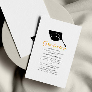 Graduation 2025 Party Minimalist Party Invitation