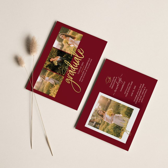 Graduation 2025 Photo Collage Announcement (Creator Uploaded)