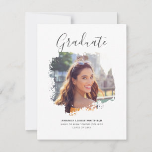 Graduation 2025 Photo Grad Party Invitation