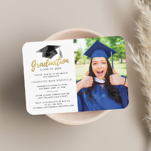 Graduation 2025 Photo Mini Party Invitation