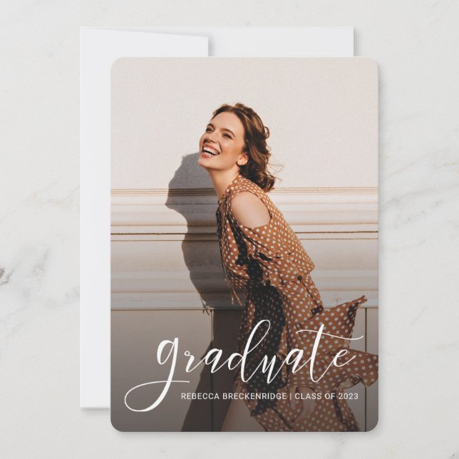 Graduation 2025 Script 5 Photos Grad Announcement (Front)