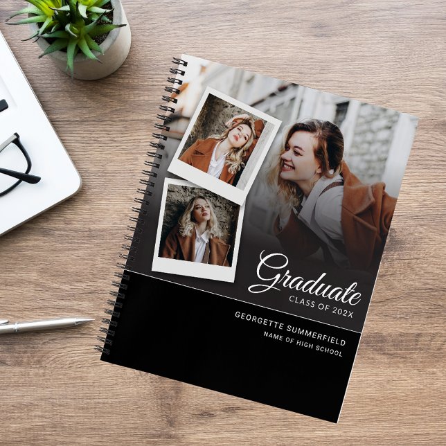 Graduation 2025 Script Grad Party Photo Guest Book (Graduation 2025 Script Grad Party Photo Guest Book)