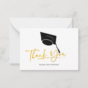 Graduation 2025 Script Thank You Card