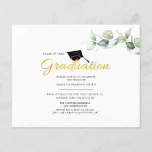 Graduation 2025 Watercolor Grad Party Invitation