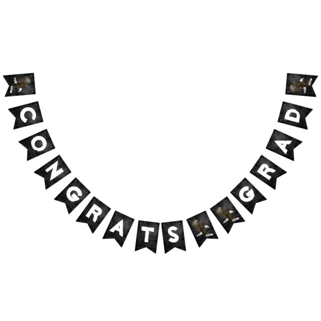 Graduation 2026 Bald Eagle On Leather Bunting (All)