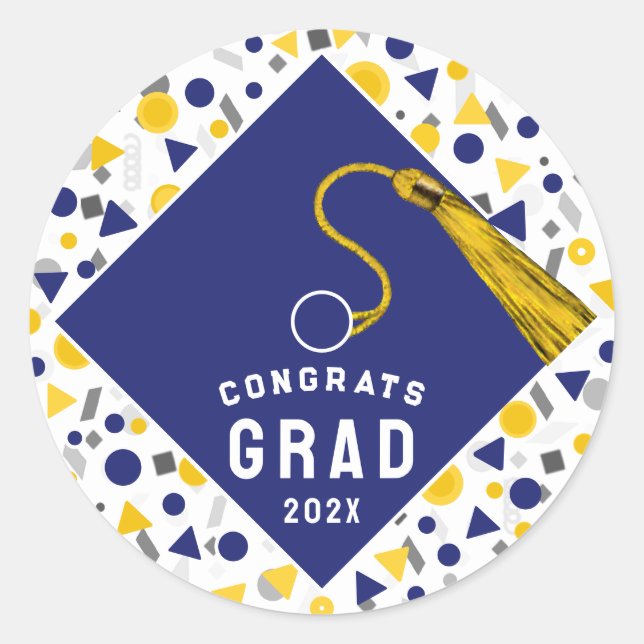 Graduation 2026 Classic Round Sticker (Front)