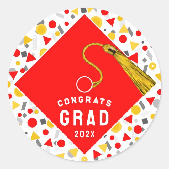 Graduation 2026 Classic Round Sticker (Front)