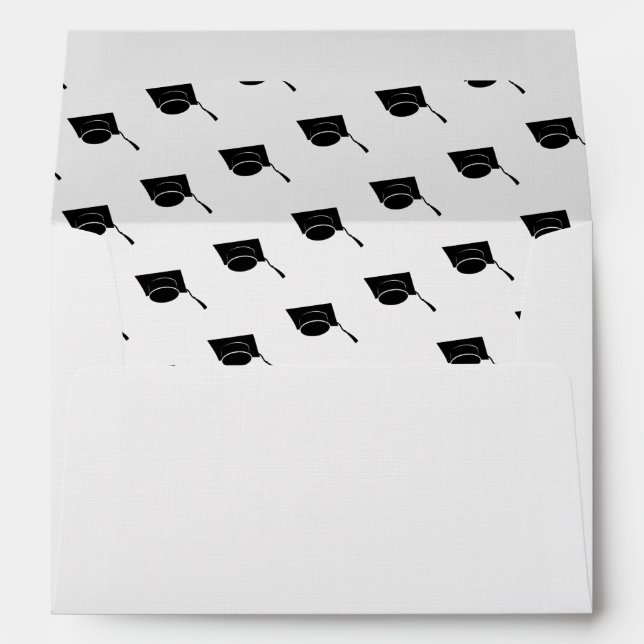 Graduation 2026 Elegant Grad Party Invitation Envelope (Back (Bottom))