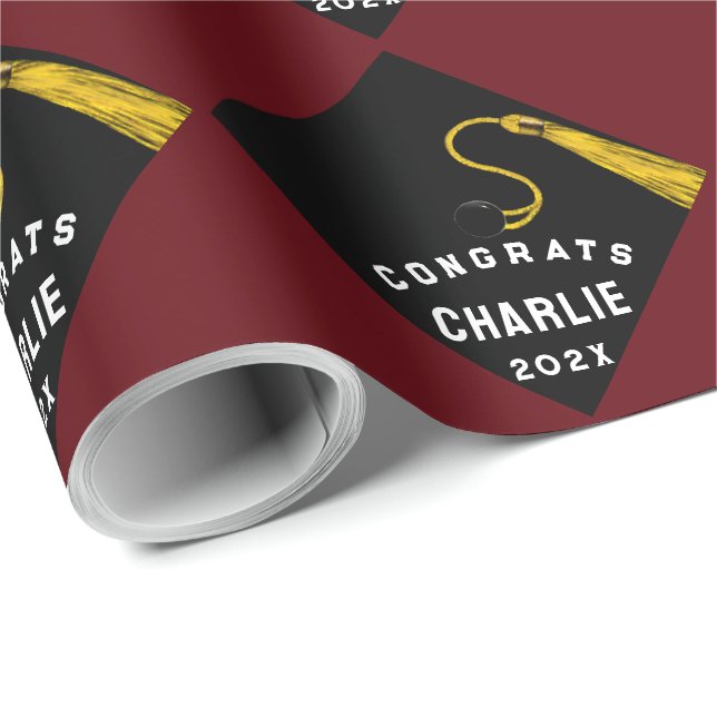 Graduation 2026 Gift Wrapping Paper (Roll Corner)